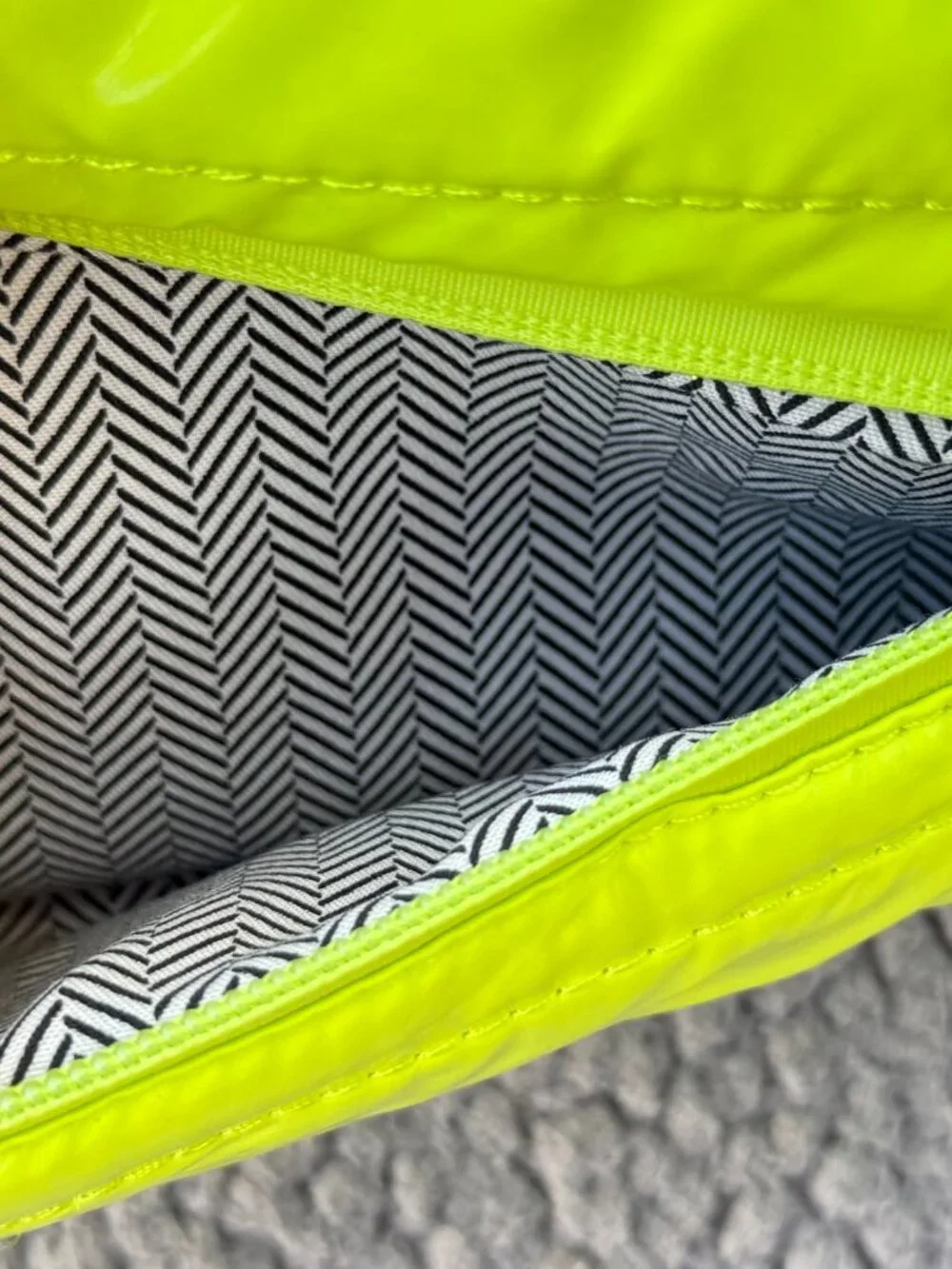 Ah Dorned Neon Lime Puffer Crossbody Bum Belt Purse Fanny Bag nwt Rt LP